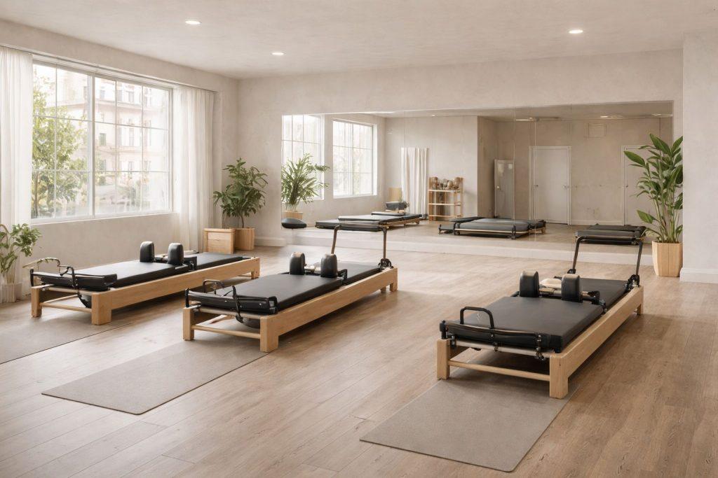 Interior de l'estudi de Pilates per a tothom.